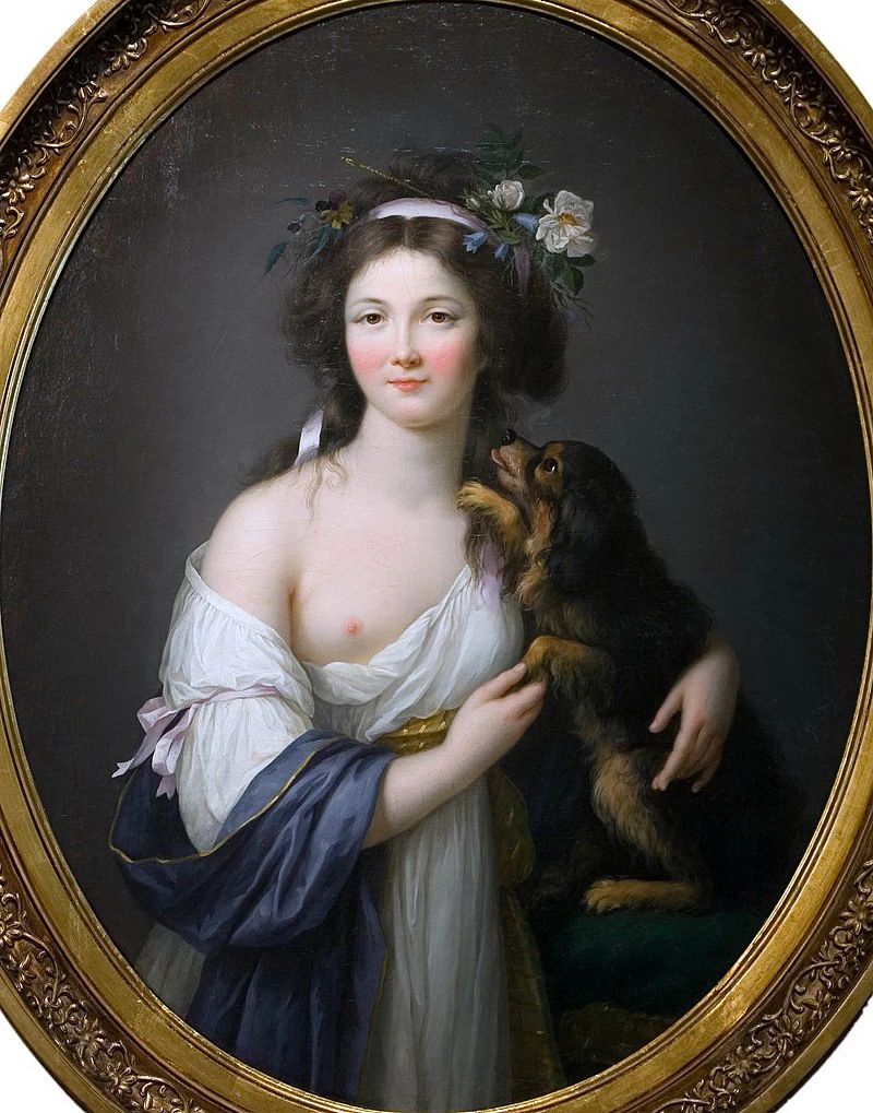 Ritratto della signora Aguesseau-Museo d'arte rumena